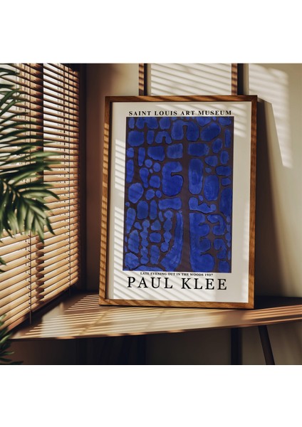 Paul Klee Çerçevesiz Poster, Modern Dekoratif Çerçevesiz Poster, Tablo