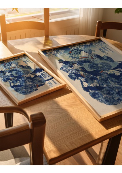 Japon Art Çerçevesiz Poster, Modern Dekoratif Çerçevesiz Poster, Tablo fırsatları