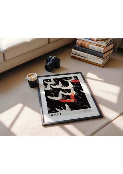 Japon Art Çerçevesiz Poster, Modern Dekoratif Çerçevesiz Poster, Tablo modelleri