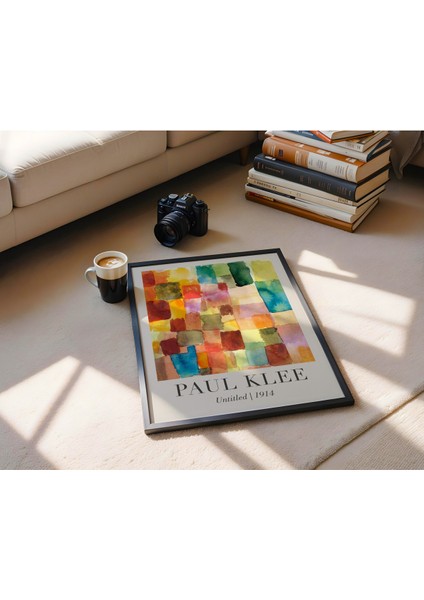 Paul Klee Çerçevesiz Poster, Modern Dekoratif Çerçevesiz Poster, Tablo modelleri