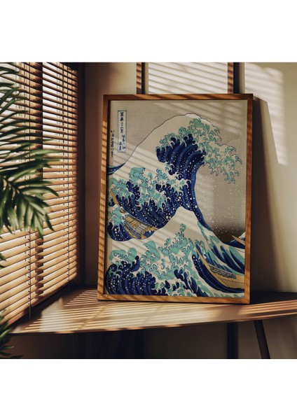 Japon Art 3'lü Çerçevesiz Poster, Modern Dekoratif Çerçevesiz Poster, Tablo modelleri