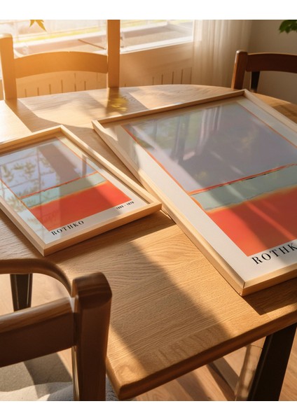 Rothko Çerçevesiz Poster, Modern Dekoratif Çerçevesiz Poster, Tablo fırsatları