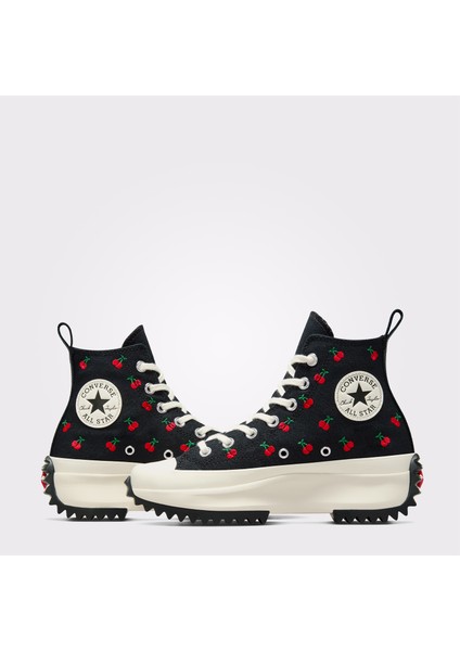Run Star Hike Platform Cherries Kadın Siyah Sneaker
