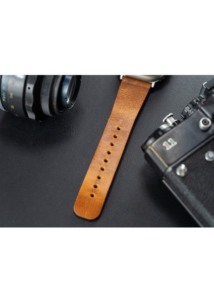 Apple Watch Hakiki Deri Akıllı Saat Kordonu