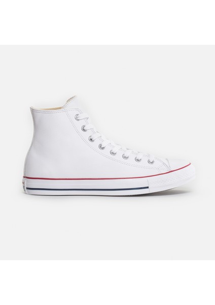 Chuck Taylor All Star Hi Deri Unisex Beyaz Sneaker