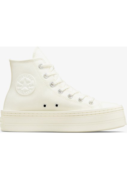 Chuck Taylor All Star Modern Lift Platform Canvas Kadın Krem Sneaker