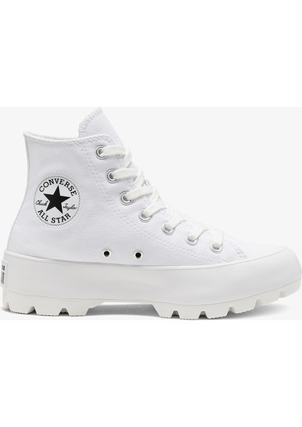 Chuck Taylor All Star Lugged Hi Kadın Beyaz Sneaker