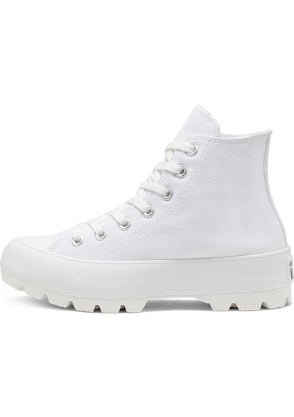 Chuck Taylor All Star Lugged Hi Kadın Beyaz Sneaker indirimleri