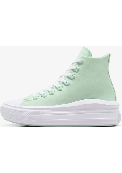 Chuck Taylor All Star Motion Platform Stars Kadın Yeşil Sneaker modelleri