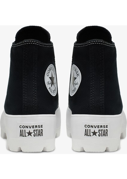 Chuck Taylor All Star Lugged Hi Kadın Platform Siyah Sneaker modelleri