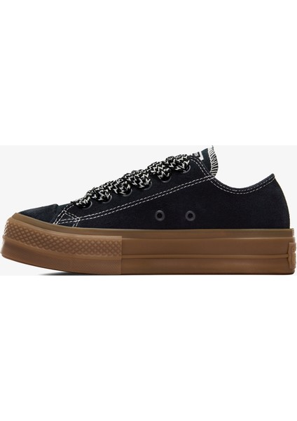 Chuck Taylor All Star Lift Kadın Siyah Süet Platform Sneaker