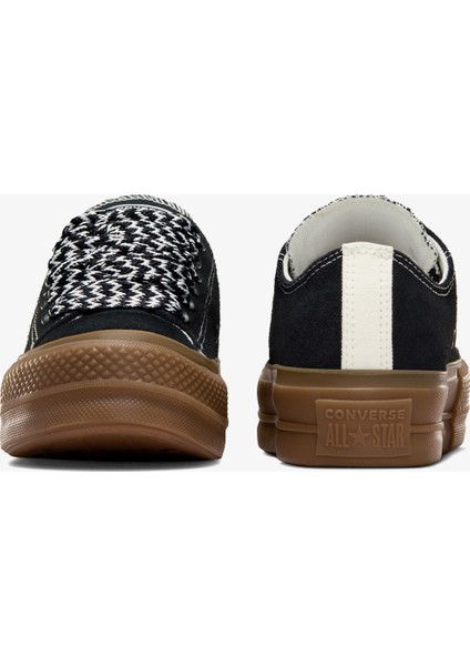 Chuck Taylor All Star Lift Kadın Siyah Süet Platform Sneaker modelleri