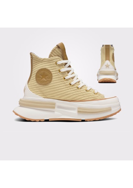 Run Star Legacy Cx Platform Textured Kadın Sarı Sneaker