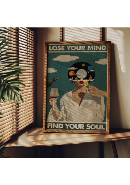 Vintage Çerçevesiz Poster, Modern Dekoratif Çerçevesiz Poster, Tablo