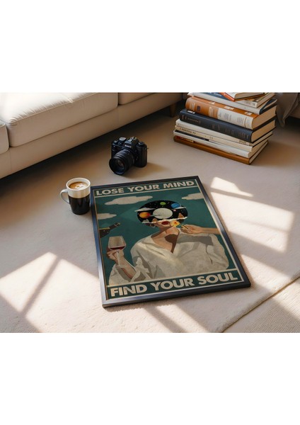 Vintage Çerçevesiz Poster, Modern Dekoratif Çerçevesiz Poster, Tablo modelleri