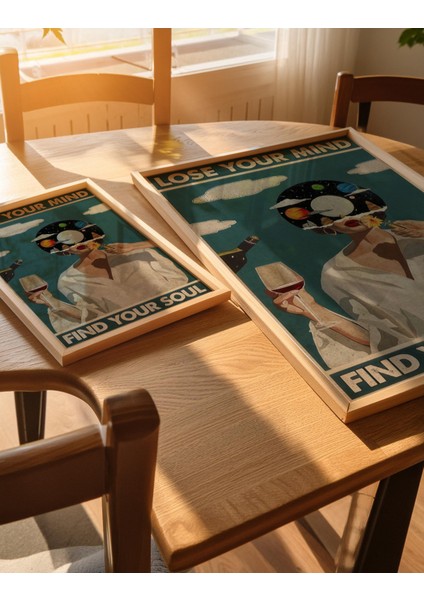 Vintage Çerçevesiz Poster, Modern Dekoratif Çerçevesiz Poster, Tablo fırsatları