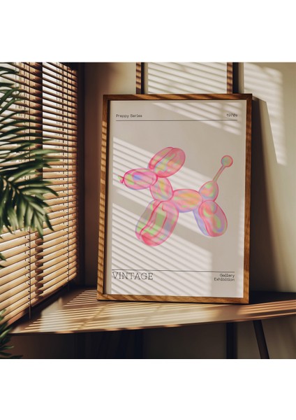 Retro Wall Art 3'lü Çerçevesiz Poster, Modern Dekoratif Çerçevesiz Poster, Tablo modelleri