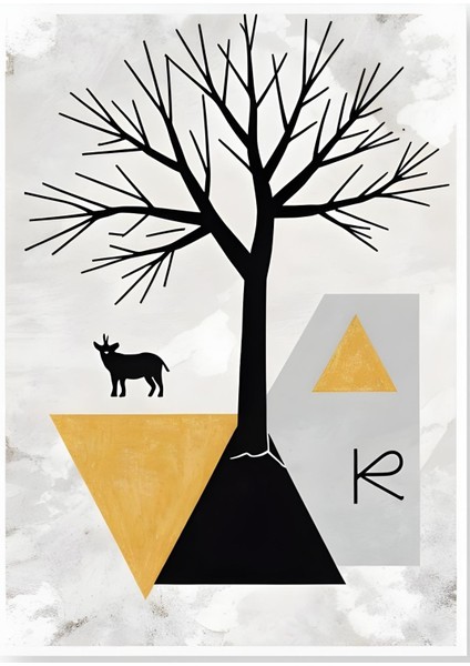 Matisse - Boho - Art Deco - Soyut - Doğa ( 3 Lü Çerçevesiz ) Poster - Afiş - Tablo KR2C00277/ fiyatları
