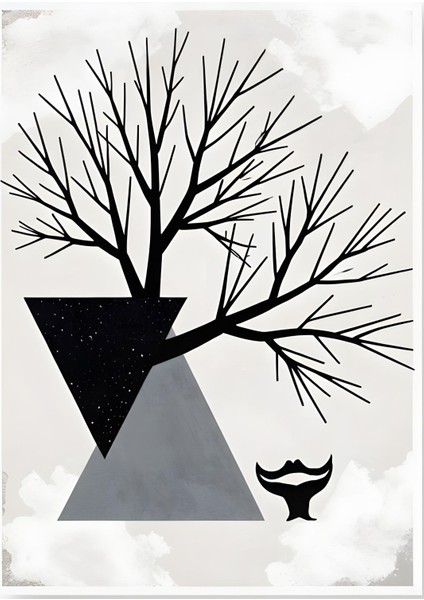 Matisse - Boho - Art Deco - Soyut - Doğa ( 3 Lü Çerçevesiz ) Poster - Afiş - Tablo KR2C00277/ modelleri