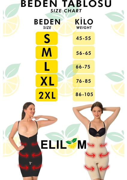 Tam Boy Göğüssüz Toparlayıcı Korse - Ayarlanabilir Askılı, Önden Fermuarlı ve Agraflı (Lala) fırsatları