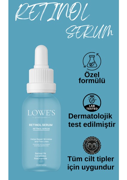 Retinol Serumu Pürüzsüz ve Genç Bir Cilt Için