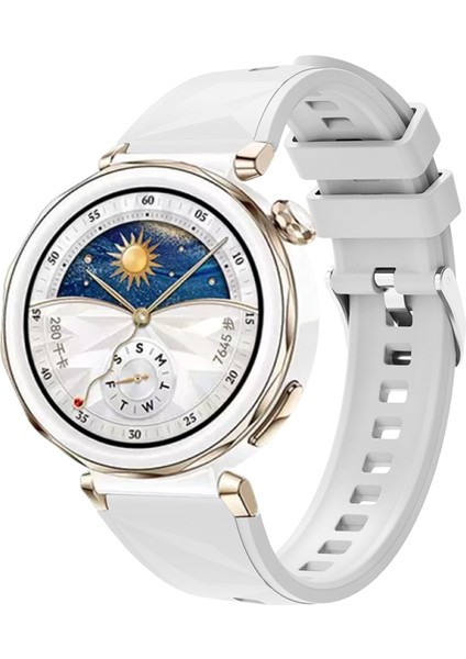 Huawei Watch Gt5 Pro 42MM Uyumlu Kordon Yumuşak Esnek Silikon Kordon Kayış