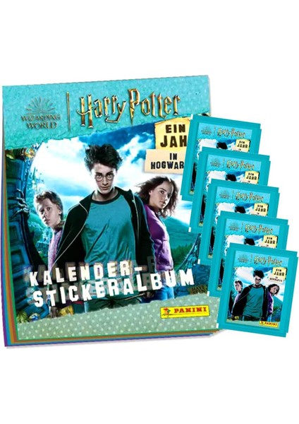 Harry Potter Hogwarts’ta Bir Yıl Takvimli Sticker Albümü+ 5 Sticker Paket (20 Sticker+5 Kart)