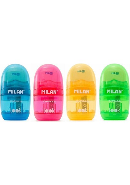 Mılan 4712116 Capsule Look Kalemtraş-Silgi Blister fiyatları