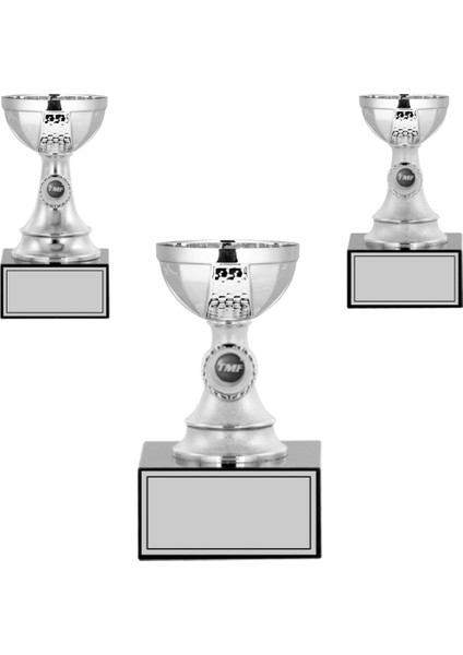 Kişiye Özel Futbol Kupa Takımı-Ödül Kupası-Turnuva Kupası-Kupa Seti 3'lü Takım SMALL-003