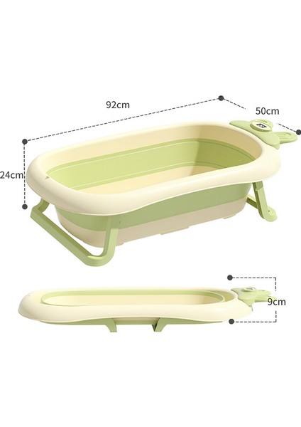 Katlanabilir Termometreli Bebek Küveti ve Filesi Yazlık Bebek Havuzu Pembe ve Yeşil fiyatları