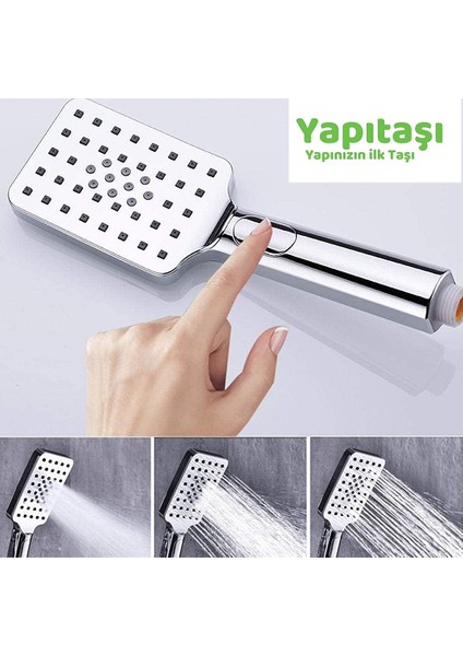 Yt285 Star Banyo Duş Seti 3Fonksiyonlu