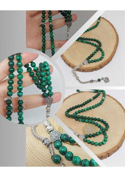 Malakit Taşı 99LUK Tesbih 6mm (4965)