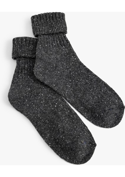 Kalın Soket Çorap Katlı
