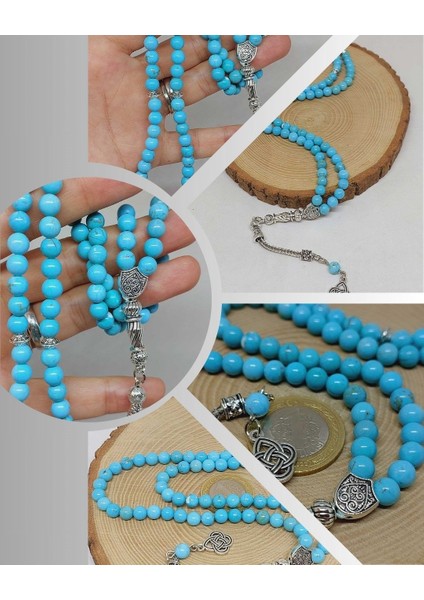 Turkuaz Taşı 99LUK Tesbih 6mm (54350)