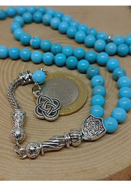 Turkuaz Taşı 99LUK Tesbih 6mm (54350) modelleri