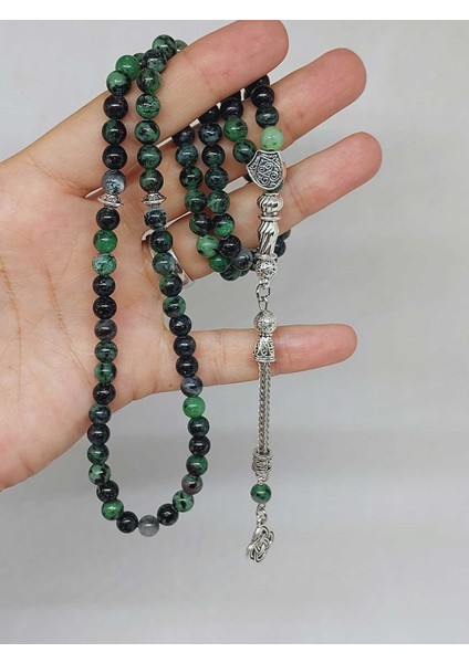 Anyolit (Rubizoit – Rubyzoisit) Taşı 99LUK Tesbih 6mm (22450) indirimleri