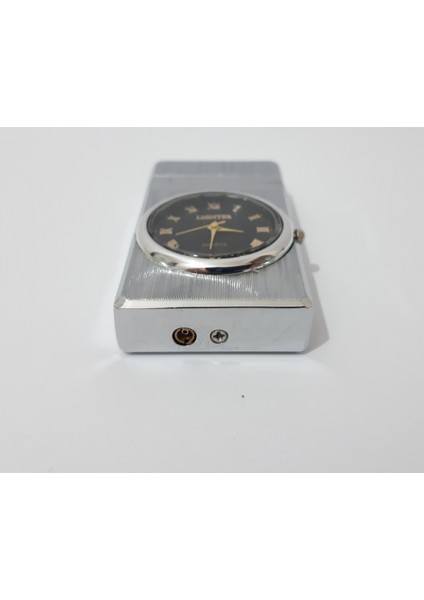 Metal Saatli Çakmak Cep Saati ve Çakmak 7x3.5x1 cm fırsatları