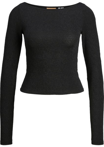 Kadın Uzun Kollu Crop Top - Sigga