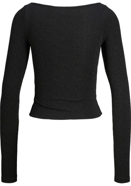 Kadın Uzun Kollu Crop Top - Sigga