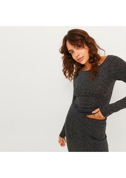 Kadın Uzun Kollu Crop Top - Sigga fırsatları