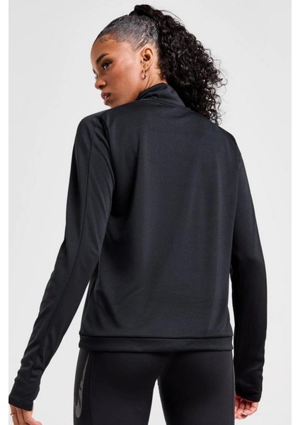 Dri-Fit Running Swoosh Siyah Kadın Çeyrek Fermuar Antrenman Üstü modelleri