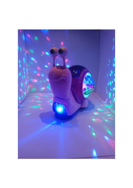 Salyangoz Emeklemeye Yardımcı Işıklı ve Müzikli (Pembe) fiyatları