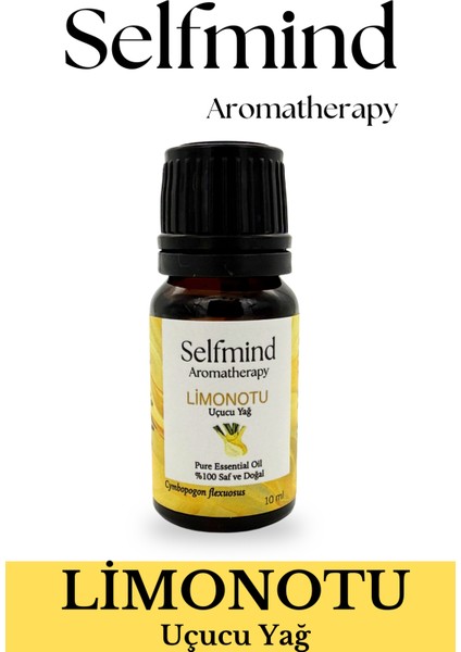 Limonotu Uçucu Yağı Saf ve Doğal - Cymbopogon Flexuosuss 10 ml