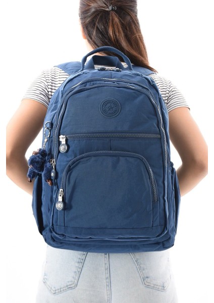 8862 Unisex Klınkır Maymunlu Günlük ve Okul Sırt Çantası