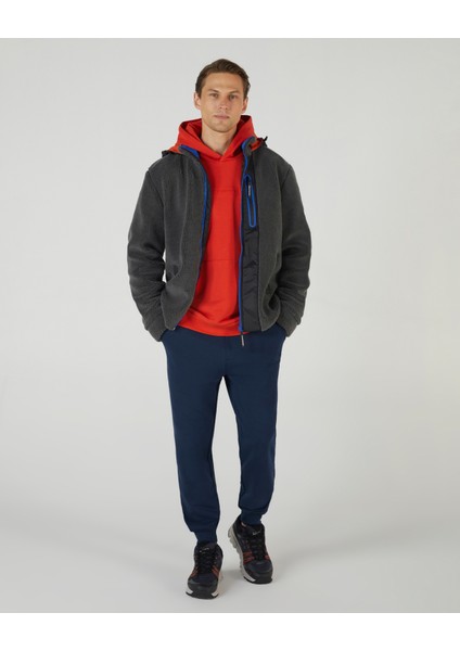 M Outdoor Fleece Full Zip Sherpa Erkek Gri Sweatshirt S242039-035 fiyatları