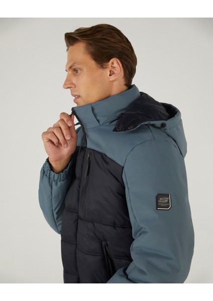M Outerwear Padded Jacket Erkek Siyah Mont S242033-001 modelleri