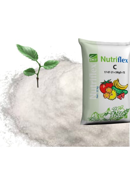 Süs Bitkileri - Saksı Çiçekleri Özel Gübresi Nutriflex C 17-7-21+3 Mgo+Te 500 Gr