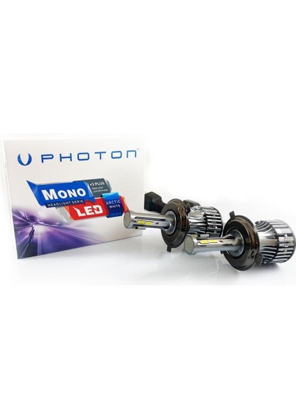 Mono H4 12-24V LED Xenon 14000 Lümen Headlıght