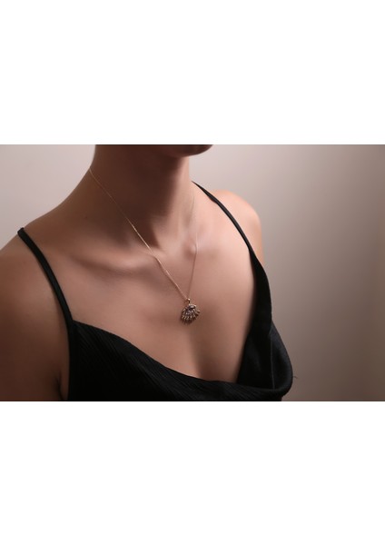 8 Ayar Altın Göz Kolye 3,14 gr