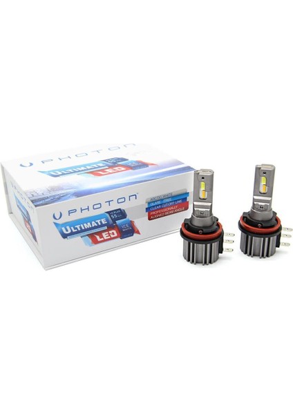 Ultımate 19000 Lumens H15 12-24V Turuncu Gündüz Ledli Fansız LED